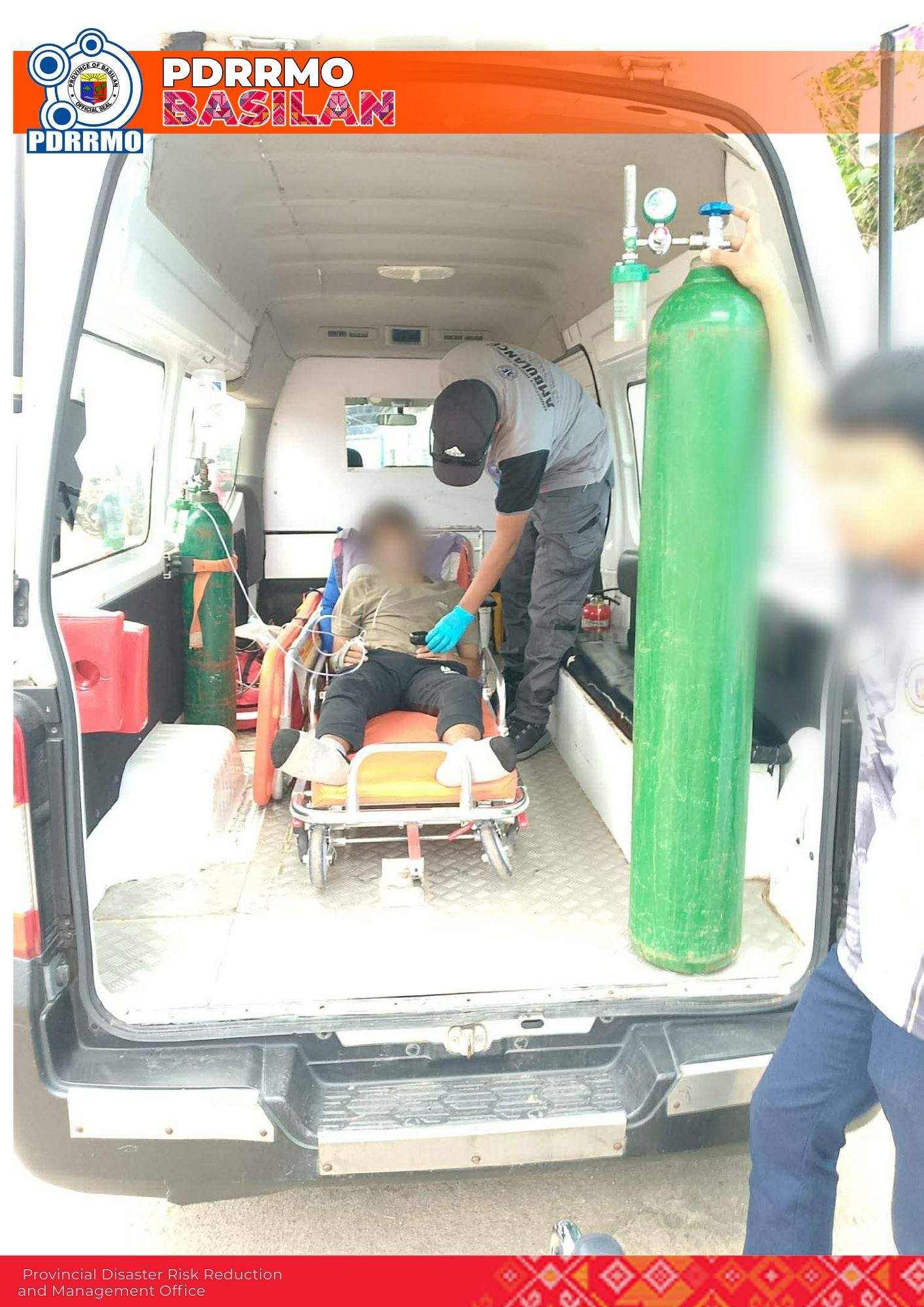 Medical teams coordinate patient transfer for advanced treatment.